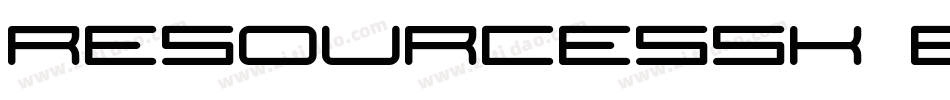 ResourceSSK Bold字体转换